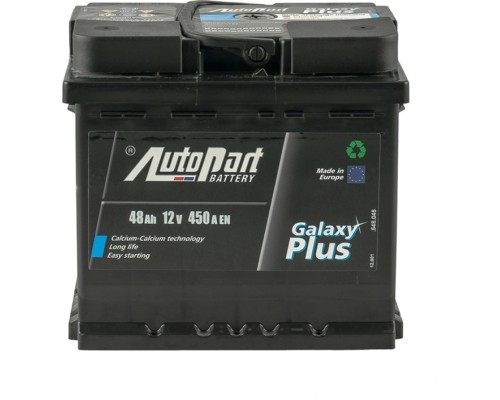 Акумулятор автомобільний AutoPart 48 Ah/12V Euro Plus (ARL048-P00)