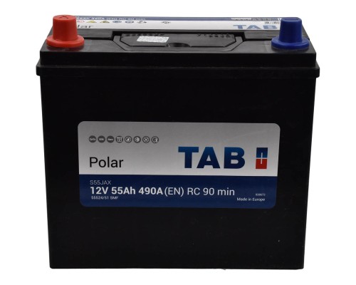 Акумулятор автомобільний TAB 55 Ah/12V Polar S Japan (246 755)