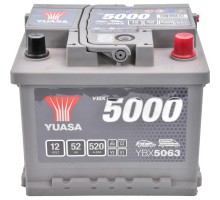 Акумулятор автомобільний Yuasa 12V 52Ah Silver High Performance Battery (YBX5063)