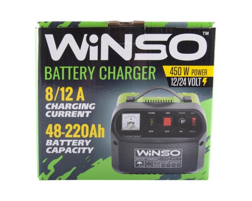 Зарядний пристрій для автомобільного акумулятора WINSO 139500