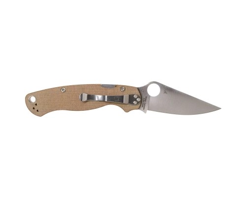 Ніж Spyderco Para Military 2 Brown Micarta CPM Cru-Wear (C81MPCW2)