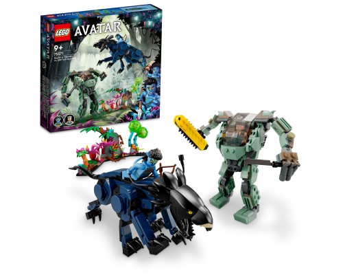 Конструктор LEGO Avatar Нейтірі та Танатор проти Куарітча у скафандрі УМП 560 деталей (75571)