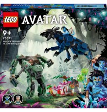 Конструктор LEGO Avatar Нейтірі та Танатор проти Куарітча у скафандрі УМП 560 деталей (75571)