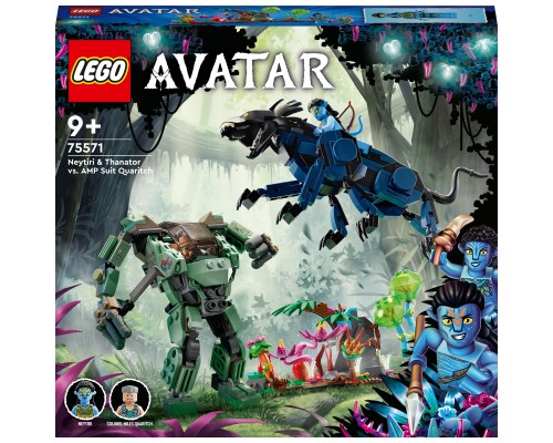 Конструктор LEGO Avatar Нейтірі та Танатор проти Куарітча у скафандрі УМП 560 деталей (75571)
