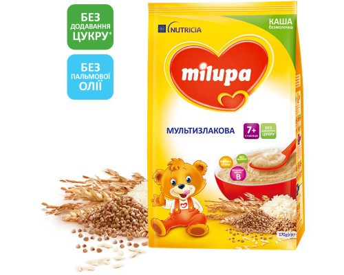Дитяча каша Milupa Мультизлакова 170 г (5900852930034)