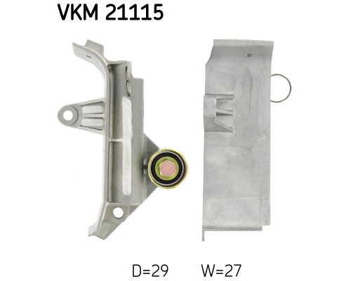 Ролик натягувача ременя SKF VKM 21115