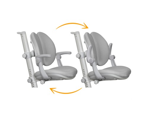 Дитяче крісло Mealux Ortoback Duo Plus Grey (Y-510 G Plus)