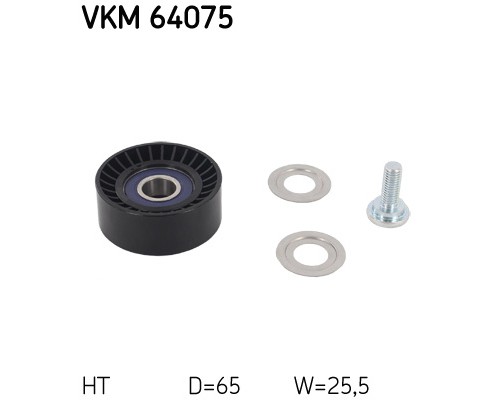 Ролик натягувача ременя SKF VKM 64075