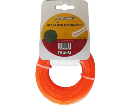 Жилка косильна Forte ІЗ СЕРЦЕВИНОЮ - 3.0ммx12м (40093)