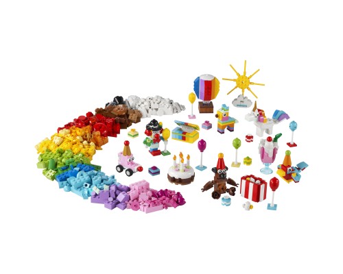 Конструктор LEGO Classic Творча святкова коробка 900 деталей (11029)