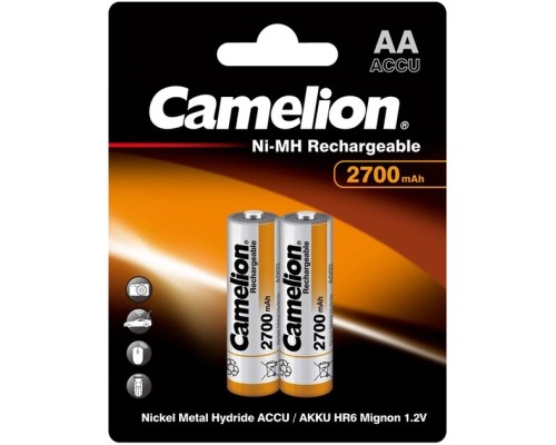 Акумулятор Camelion AA 2700 mAh Ni-MH * 2 HR6 BP2 (NH-AA2700BC2)