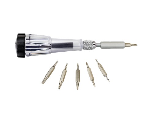 Викрутка Black&Decker з бітами PH000/SL1.5,PH00/SL2.0,PH0/SL2.5,T7,T15,T6, 7шт, АВС пластик (A7197) Викрутка Black&Decker з бітами PH000/SL1.5,PH00/SL2.0,PH0/SL2.5,T7,T15,T6, 7шт, АВС пластик (A7197)