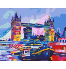 Картина по номерам Santi Тауерський міст 40*50 см (954495)