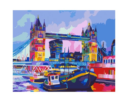 Картина по номерам Santi Тауерський міст 40*50 см (954495)