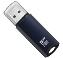 USB флеш накопичувач Silicon Power USB 128GB SILICON POWER usb3.2 Marvel M02 Aluminum Blue (SP128GBUF3M02V1B) 