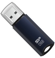 USB флеш накопичувач Silicon Power USB 128GB SILICON POWER usb3.2 Marvel M02 Aluminum Blue (SP128GBUF3M02V1B)