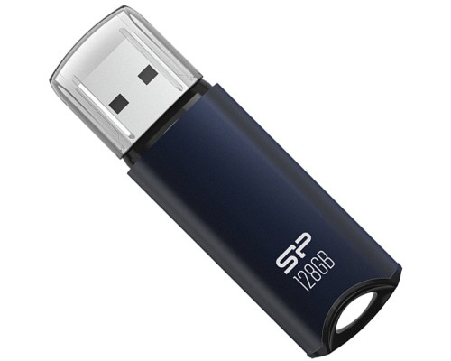USB флеш накопичувач Silicon Power USB 128GB SILICON POWER usb3.2 Marvel M02 Aluminum Blue (SP128GBUF3M02V1B) USB флеш накопичувач Silicon Power USB 128GB SILICON POWER usb3.2 Marvel M02 Aluminum Blue (SP128GBUF3M02V1B)
