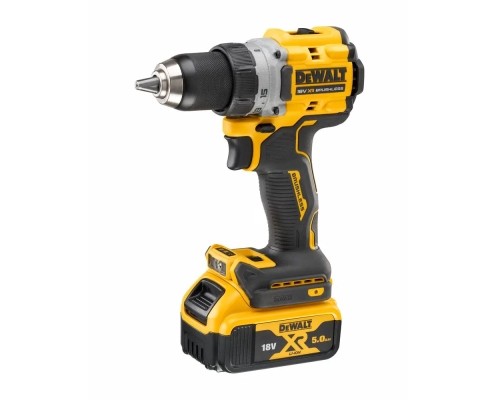 Шуруповерт DeWALT XR Li-Ion 18V 5Ah, 90 Нм, 0-650/0-2000 об/хв (DCD800P2T)