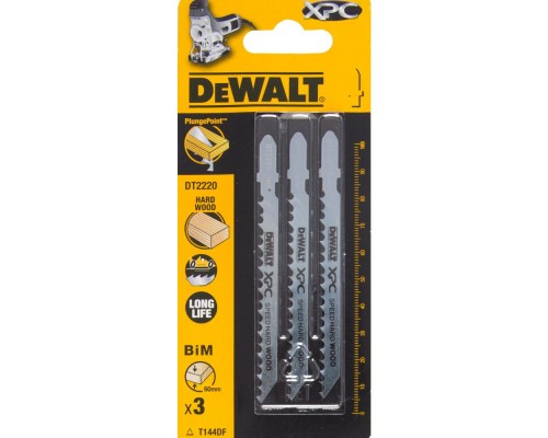 Полотно DeWALT пильна EXTREME для деревини,точний, L=100,WL=75, 4 мм, 3шт (DT2220)