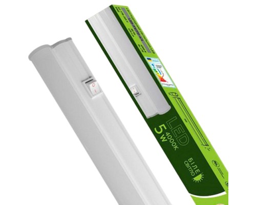 Світильник Eurolamp LED IP44 5W 4000K (T5) (LED-BF-5/4)