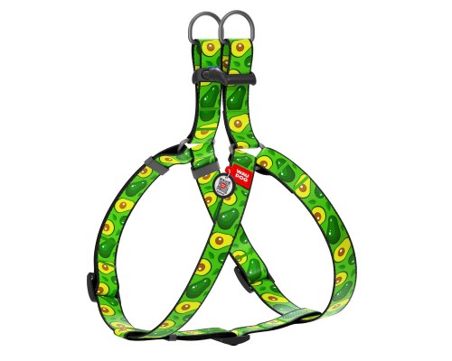 Шлея для собак WAUDOG Nylon з QR паспортом анатомічна 