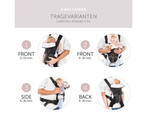 Рюкзак-переноска Hauck 4 Way Carrier Black (58102-5)