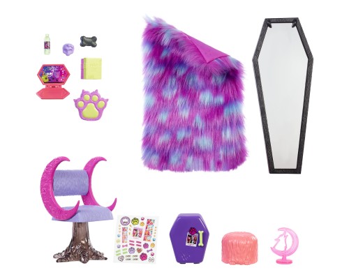 Лялька Monster High Моторошна кімната Клодін (HHK64) Лялька Monster High Моторошна кімната Клодін (HHK64)