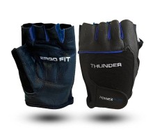 Рукавички для фітнесу PowerPlay 9058 Thunder чорно-сині M (PP_9058_M_Thunder)