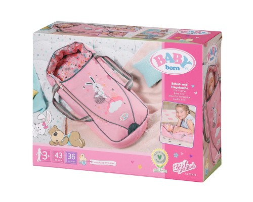 Аксесуар до ляльки Zapf Люлька-переноска для ляльки Baby Born 2 в 1 - Солодкі сни (832448)