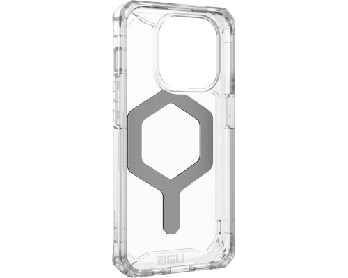 Чохол до мобільного телефона UAG Apple Iphone 15 Pro Max Plyo Magsafe Ice/Silver (114305114333)