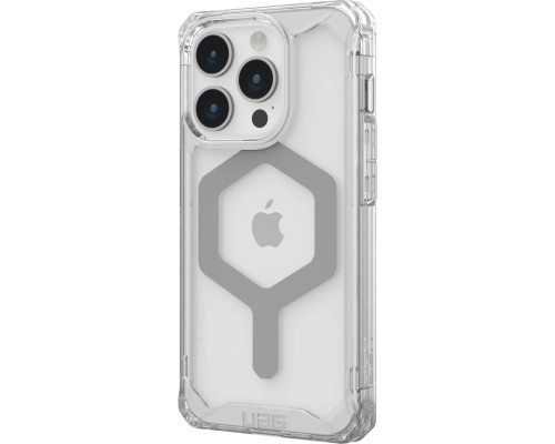 Чохол до мобільного телефона UAG Apple Iphone 15 Pro Max Plyo Magsafe Ice/Silver (114305114333)
