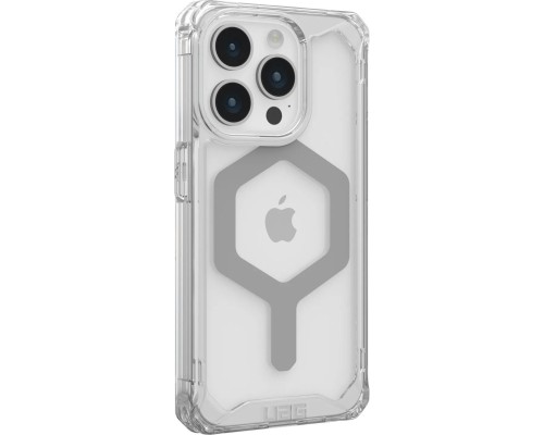 Чохол до мобільного телефона UAG Apple Iphone 15 Pro Max Plyo Magsafe Ice/Silver (114305114333)