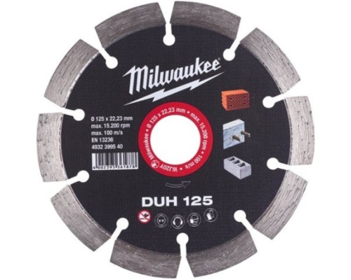 Круг відрізний Milwaukee DUH 125, алмазний (4932479464)