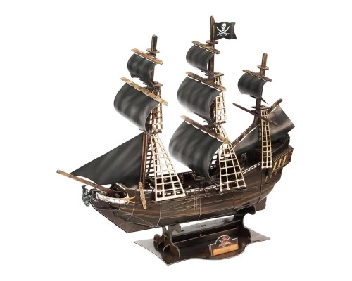 Пазл Cubic Fun 3D Корабель Чорної Бороди Помста Королеви Анн (T4005h)