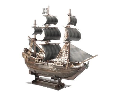 Пазл Cubic Fun 3D Корабель Чорної Бороди Помста Королеви Анн (T4005h)