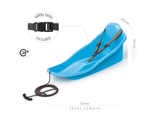 Санки Prosperplast Topo, синій (5905197481937) Санки Prosperplast Topo, синій (5905197481937)