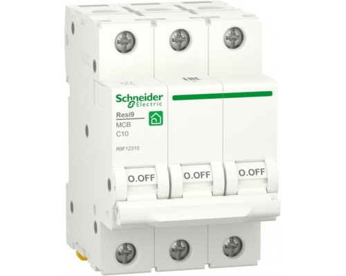 Автоматичний вимикач Schneider Electric RESI9 6kA 3P 10A C (R9F12310)