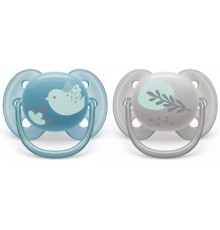 Пустушка Philips AVENT Ultra Soft ультрам'яка, 6-18 міс. 2 шт (SCF091/15)