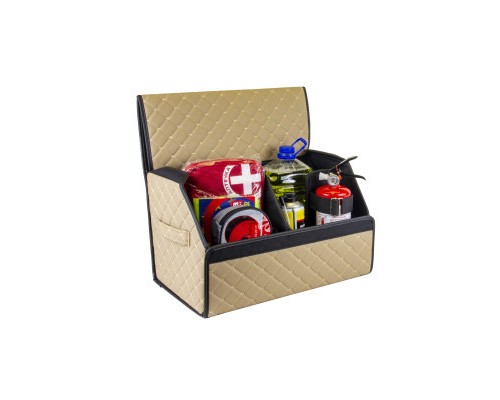 Сумка-органайзер EVAtech ECO M бежева з бежевою ниткою (EHECEMIIBB)