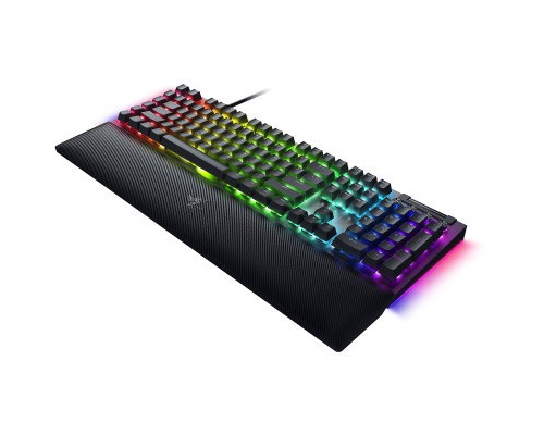 Клавіатура Razer BlackWidow V4 Yellow Switch USB RU Black (RZ03-04692500-R3R1)
