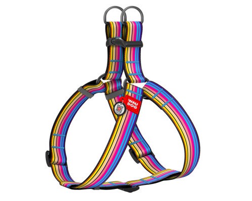 Шлея для собак WAUDOG Nylon з QR паспортом 