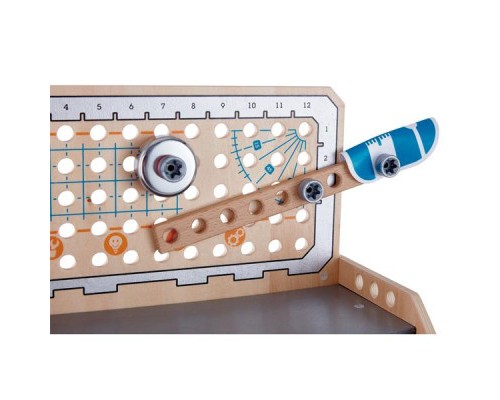 Конструктор Hape Junior Inventor Науковий верстак настільний 58 деталей (E3028)