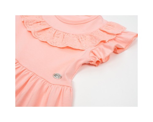 Плаття дитяче Breeze з оборкою (19313-128G-peach)