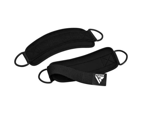 Манжета для тяги RDX A4 Gym Ankle Pro Black Pair (WAN-A4B-P)