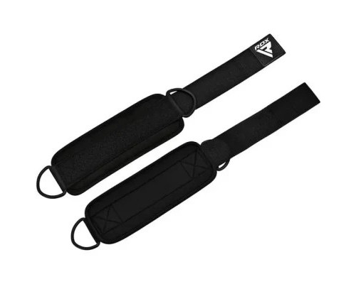 Манжета для тяги RDX A4 Gym Ankle Pro Black Pair (WAN-A4B-P)