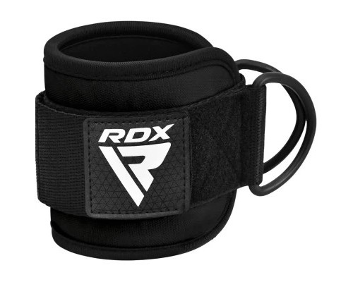 Манжета для тяги RDX A4 Gym Ankle Pro Black Pair (WAN-A4B-P)