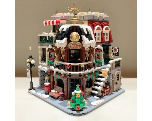 Конструктор LOZ mini Різдвяна кав'ярня без фігурок (1054)