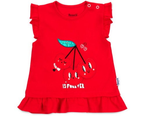 Набір дитячого одягу Miniworld з вишеньками (15537-80G-red)