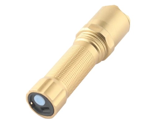 Ліхтар Quantum Minik gold 3W LED з USB 40шт/уп (QM-FL1044-B)