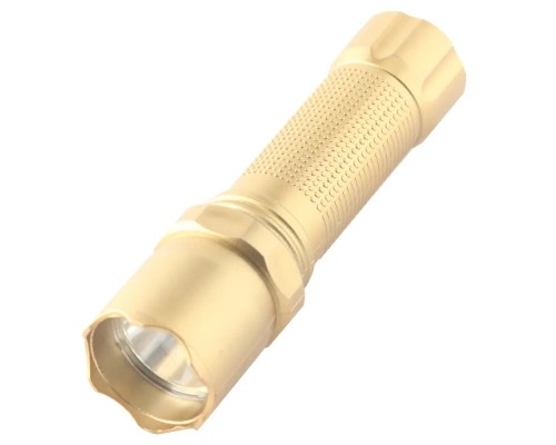 Ліхтар Quantum Minik gold 3W LED з USB 40шт/уп (QM-FL1044-B)